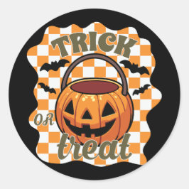 Classic Trick or treat Sticker