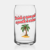 Classic Trini Christmas Beverage Glass Blikvorm Glas (Voorkant)