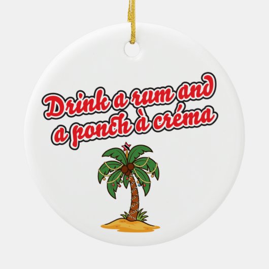 Classic Trini Christmas Ornament (Achterkant)