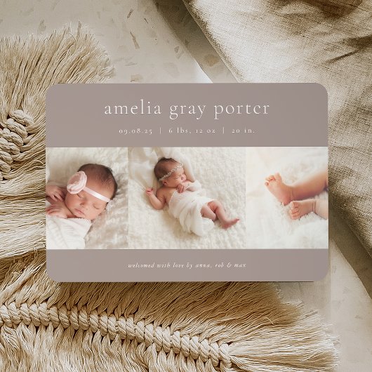 Classic Trio | Fotocollage Aankondiging