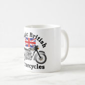 Classic Triumph T100A mok motorfiets (Voorkant rechts)