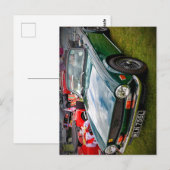 Classic Triumph TR6 sportwagen Briefkaart (Voorkant / Achterkant)