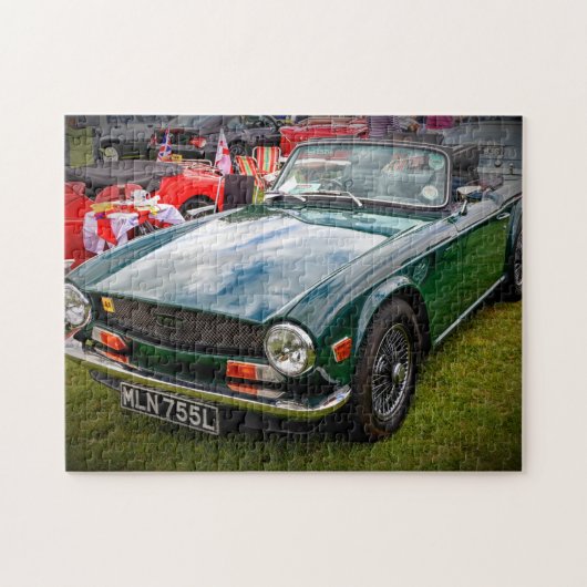 Classic Triumph TR6 sportwagen Legpuzzel (Horizontaal)
