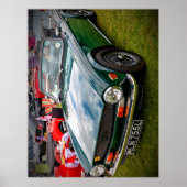 Classic Triumph TR6 sportwagen Poster (Voorkant)
