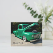 Classic Truck Briefkaart (Staand voorkant)