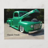 Classic Truck Briefkaart (Voorkant)