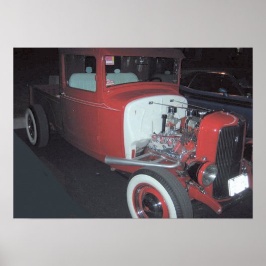 Classic Truck & Engine Poster (Voorkant)