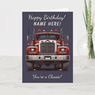 Classic Truck Je bent een klassieke verjaardag Kaa Kaart