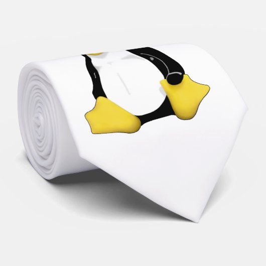 Classic Tux Stropdas - Wit (Opgerold)