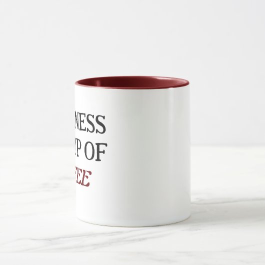 Classic Two Tone Coffee Mok (Midden)