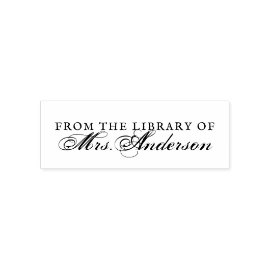  Classic uit de Bibliotheek van Boekplaat Zelfinktende Stempel (Design)