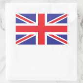 Classic Union Jack British (UK)-vlag Rechthoekige Sticker (Tas)