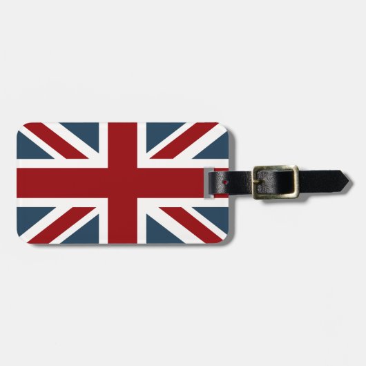 Classic Union Jack Flag Bagagelabel (Voorkant horizontaal)