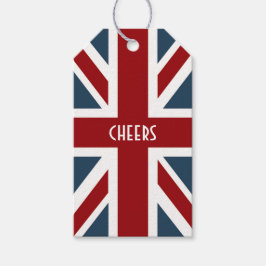 Classic Union Jack Flag Cadeaulabel
