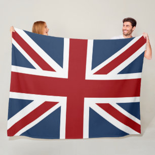 Classic Union Jack Flag Fleece Deken