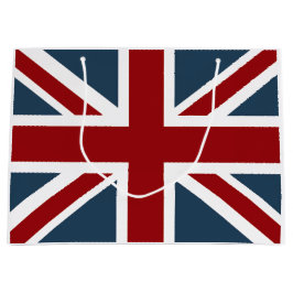 Classic Union Jack Flag Gepersonaliseerd Groot Cadeauzakje