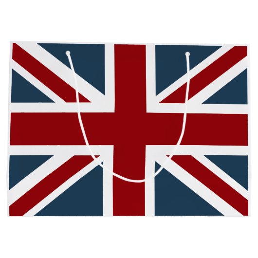 Classic Union Jack Flag Gepersonaliseerd Groot Cadeauzakje (Achterkant)
