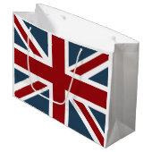 Classic Union Jack Flag Gepersonaliseerd Groot Cadeauzakje (Voorkant Gekanteld)