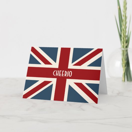 Classic Union Jack Flag Kaart (Voorkant)