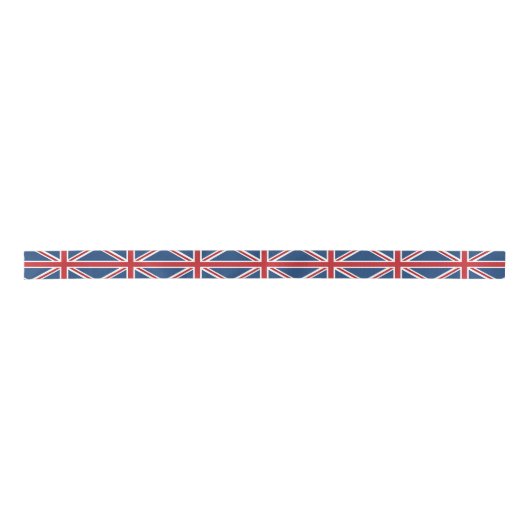Classic Union Jack Flag Satijnen Lint (Voorkant)