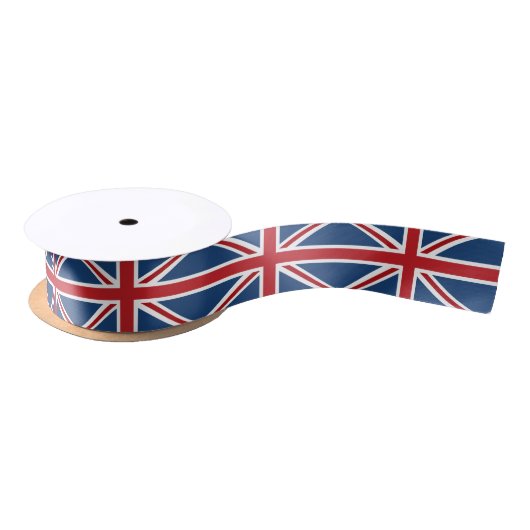 Classic Union Jack Flag Satijnen Lint (Spoel)
