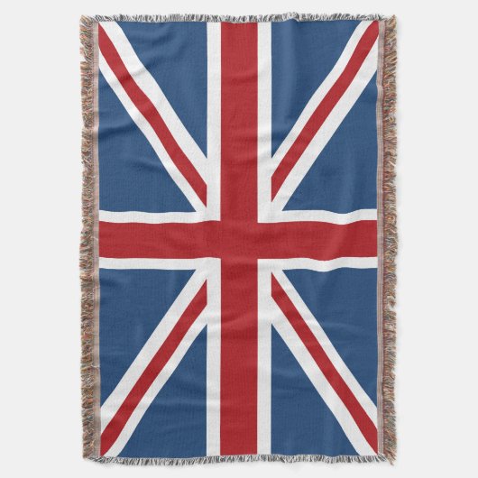 Classic Union Jack UK Flag Deken (Voorkant Verticaal)