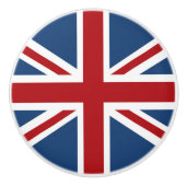Classic Union Jack UK Flag Keramische Knop (Voorkant)