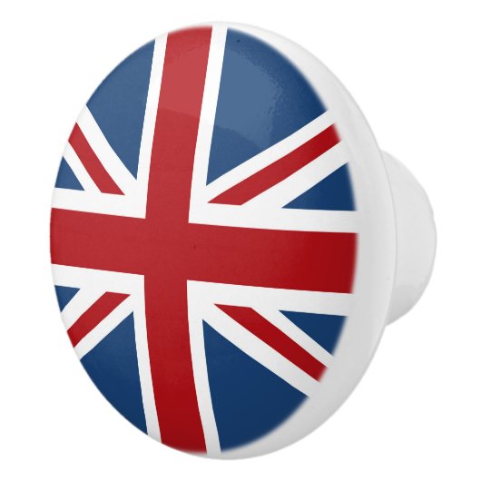Classic Union Jack UK Flag Keramische Knop (Rechts)