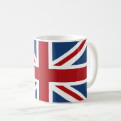 Classic Union Jack UK Flag Koffiemok (Voorkant rechts)