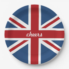 Classic Union Jack UK Flag Papieren Bordje