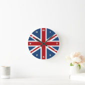 Classic Union Jack UK Flag Ronde Klok (Huis)