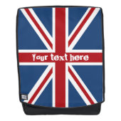 Classic Union Jack UK Flag Rugtassen (Voorkant)