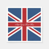 Classic Union Jack UK Flag Servetten (Voorkant)