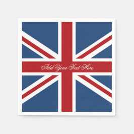Classic Union Jack UK Flag Servetten