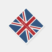 Classic Union Jack UK Flag Servetten (Hoek)