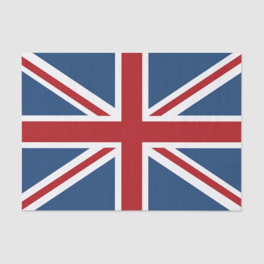 Classic Union Jack UK Flag Tissuepapier (Voorkant)