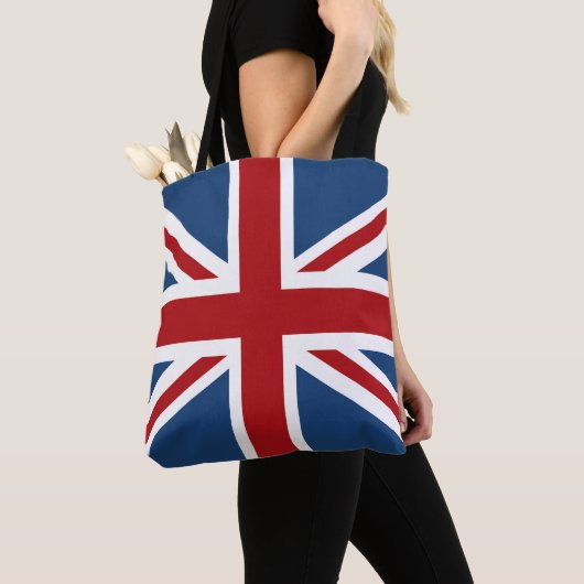 Classic Union Jack UK Flag Tote Bag (Dichtbij)