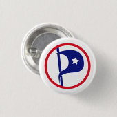 Classic US Pirate Party Pinback Button (Voorkant /achterkant)