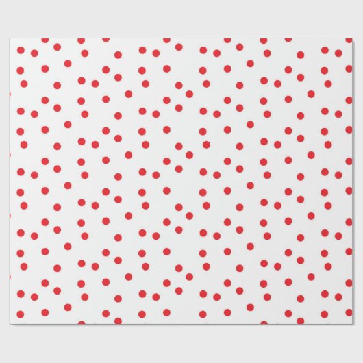 Classic Vakantie Stippen Cadeaupapier (Vlak)