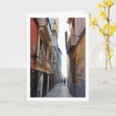 Classic Valencia Street, España Kaart (Gele Bloem)