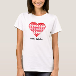 Classic Valentijn Red en Pink Big Heart T-shirt