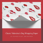 Classic Valentijnsdag Wrapping Paper Cadeaupapier