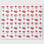 Classic Valentijnsdag Wrapping Paper Cadeaupapier (Vlak)