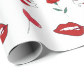 Classic Valentijnsdag Wrapping Paper Cadeaupapier (Rol Hoek)
