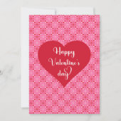 Classic Valentine Hearts Love Greeting Card Feestdagenkaart (Voorkant)