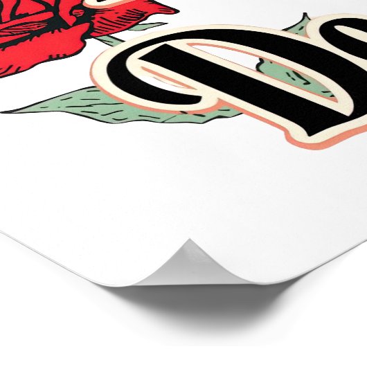 Classic Valentine's Day Love Saying Poster (Hoek)