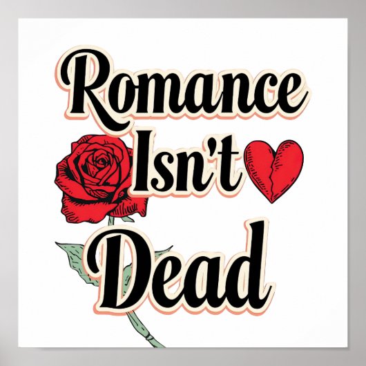 Classic Valentine's Day Love Saying Poster (Voorkant)