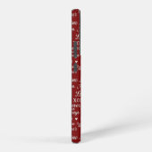 Classic, Valentine's Day phrases in pattern Samsung Galaxy Hoesje (Rechterkant)