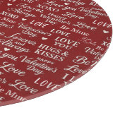 Classic, Valentine's Day phrases in pattern Snijplank (Hoek)