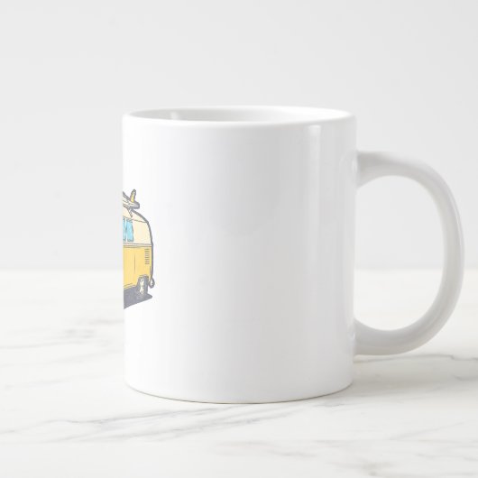 Classic Van Beach Trip Grote Koffiekop (Rechts)